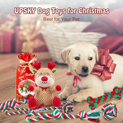 7 Pack Christmas Dog Toys