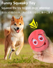 8 Pack Soft Stuffed Plush Balls with Squeakers