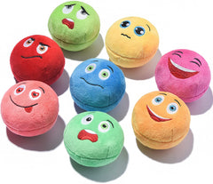 8 Pack Soft Stuffed Plush Balls with Squeakers