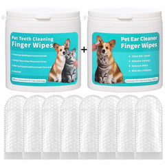 Pet Ear Cleaning Wipes Finger Stall