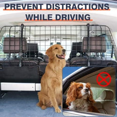 Adjustable Dog Car Barrier for SUVs, Vehicles, and Cars