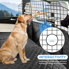 Adjustable Heavy-Duty Wire Mesh Pet Barrier for Car