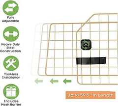 Adjustable Large with Bonus Guard Mesh for Full Coverage