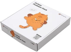 Adorable Cartoon-Style Cat-Shaped Pendulum Wall Clock
