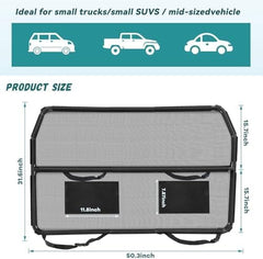 Adventure Car Front Seat Barrier, Adjustable Seat Divider for Dogs