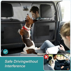 Adventure Car Front Seat Barrier, Adjustable Seat Divider for Dogs