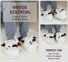Animal Plush Slippers for Women