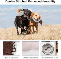 Armadillo Crinkle Paper Stuffed Animals for Dogs