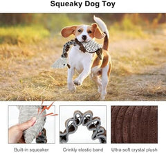 Armadillo Crinkle Paper Stuffed Animals for Dogs