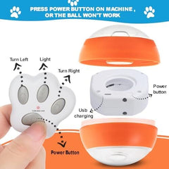 Automatic Motion-Activated Rolling Dog Toy for Large Small Dogs