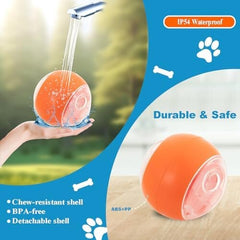 Automatic Motion-Activated Rolling Dog Toy for Large Small Dogs