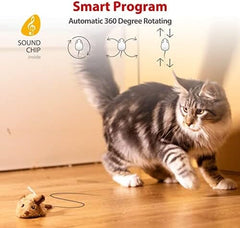Automatic Moving Kitten Toys Electric Mice Toy Self Play Exercise
