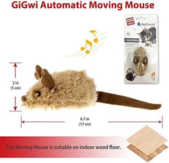 Automatic Moving Kitten Toys Electric Mice Toy Self Play Exercise
