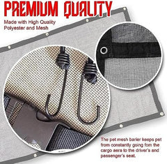 Back Seat Car Pet Mesh Net Cage Barrier (Medium)