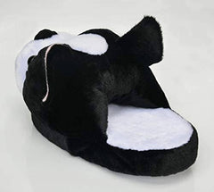 Boston Terrier Animal Plush Slippers for Women