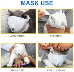 Breathable Cat Mouth Guard Anti Bite Anti Meow Cat Grooming Muzzle