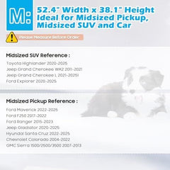 Car Divider Back Seat Barrier for Midsized Pickup