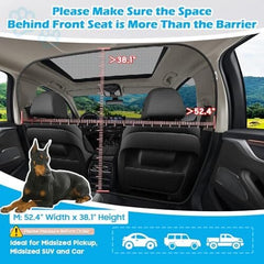 Car Divider Back Seat Barrier for Midsized Pickup