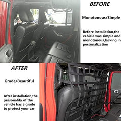 Car Rear Seat Isolation Barrier Net Back Pet Dog Seat Divider