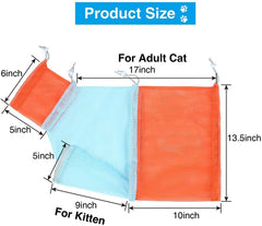 Cat Bag for Nail Trimming, Injection, Medicine Taking