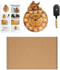 Cat Clock with Moving Tail