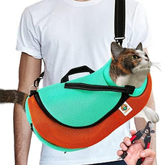 Cat Grooming Bag Adjustable Cat Bathing Bag Anti Scratch Bite Restraint Bag