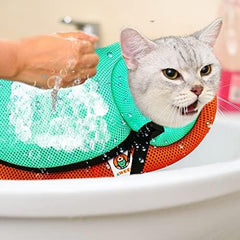 Cat Grooming Bag Adjustable Cat Bathing Bag Anti Scratch Bite Restraint Bag