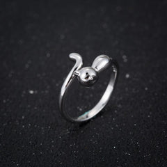  Cat Long Tail Ring