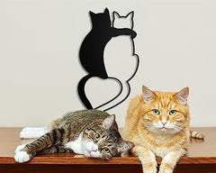 Cat Metal Wall Decor Iron Cat Wall Art