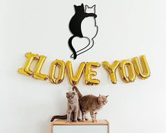 Cat Metal Wall Decor Iron Cat Wall Art