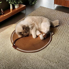 Cat Scratcher Mat with Cat Ball Toy