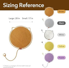 Cat Scratcher Mat with Cat Ball Toy