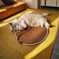 Cat Scratcher Mat with Cat Ball Toy