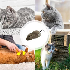 Cat Toy Realistic Mouse Shape Entertaining Toy