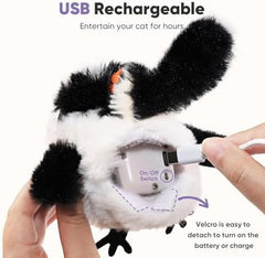 Cat Toys Flapping Bird with Catnip for Bored Indoor Adult Cat