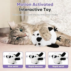 Cat Toys Flapping Bird with Catnip for Bored Indoor Adult Cat