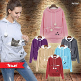 Catagaroo Hoodies with Kangaroo Pouch For Your Cat