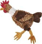 Chicken Stuffless Dog Toy with Squeaker For All Dogs