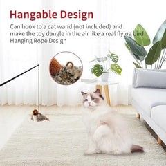 Chirping Bird Cat Toys Realistic Bird Plush Toy