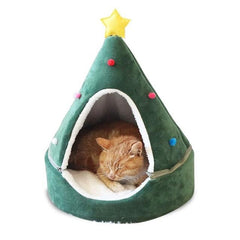 Christmas Tree Shape Pet House