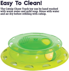 Circle Track with Moving Balls Satisfies Kitty’s Hunting