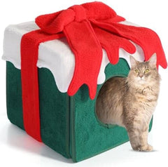 Comfortable Warm Cat Condo Tents in Winter