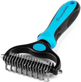 Dematting and Deshedding Comb for Dogs and Cats Grooming Tool