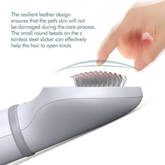 Dog Hair Dryer Brush Dog Blow Dryer with Slicker Brush