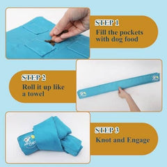 Dog Puzzle Toy with 10 Treat Pockets