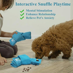 Dog Puzzle Toy with 10 Treat Pockets
