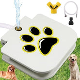 Dog Sprinkler Drinking Water Dispenser with Stainless Steel Braided Hose