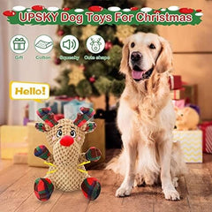 Dog Squeaky Toy with Crinkle Paper