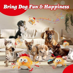 Dog Toys to Keep Them Busy Jumping Music Mode(Chick)