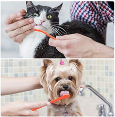 Double Headed Pet Dog Toothbrush for Small Dogs